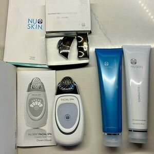 Nu Skin Facial and Body Spa Set with Conductive Gel